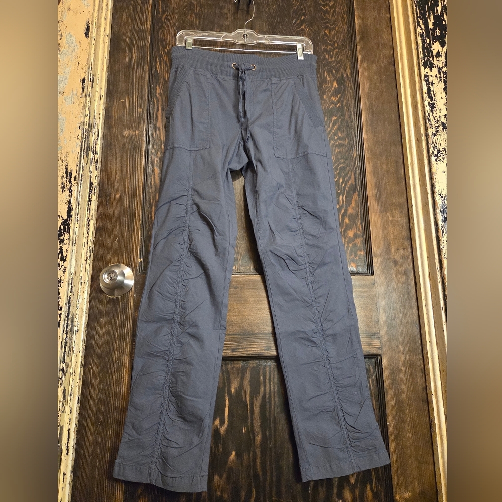 NWT XCVI WEARABLES 'Jules' Women's Blue/Charcoal Ruched Pants Sz S & M